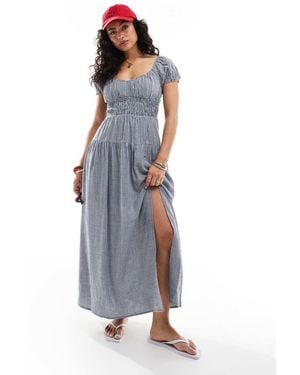 Hollister Maxi-Jurk - Blauw