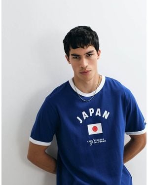 Levi's Japan Retro Ringer T-shirt - Blue