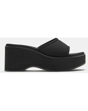 Pull&Bear – pantoletten - Schwarz