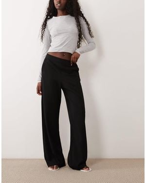 JJ Rebel Hose mit hoher taille und relaxed fit - Schwarz