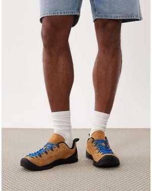 Keen Jasper Brushed Suede Trainers - Black