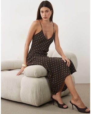 Mango Cami Midi Dress - Natural