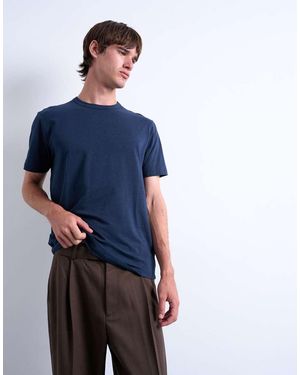 TOPMAN Classic Fit Lightweight T-shirt - Blue