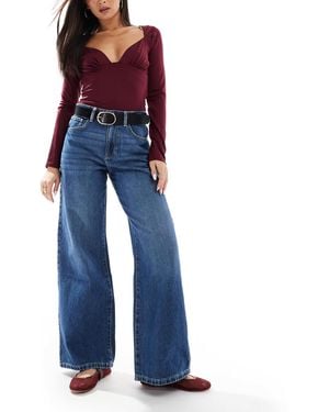 Cotton On Relaxed Wide Leg Jean - Blue