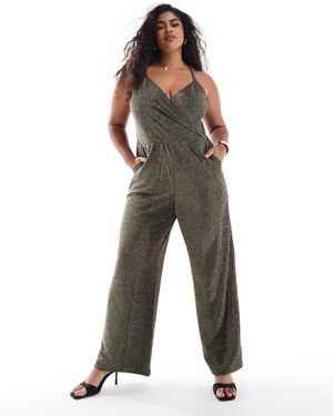 Vero Moda Strappy Wide Leg Jumpsuit - Black