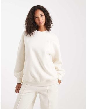 Miss Selfridge Oversized Sweatshirt - White