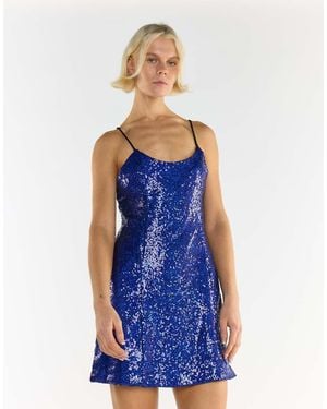 Glamorous Mini Dress - Blue