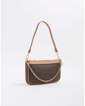 River Island 90S Shoulder Bag - White