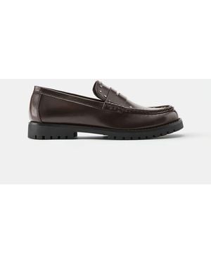 Pull&Bear Loafers Met Studs - Wit