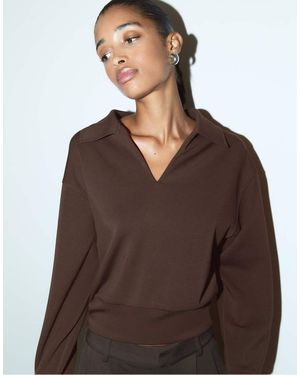 Stradivarius Sweatshirt - Brown