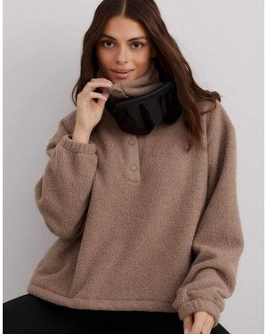 Aim'n Espresso Polar Fleece Long Sleeve - Brown