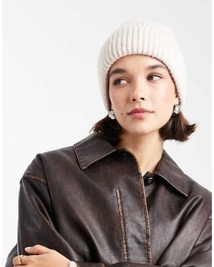 Vero Moda Super Soft Ribbed Beanie - Brown