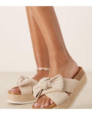 Asos Design Wide Fit Thankful - Neutro