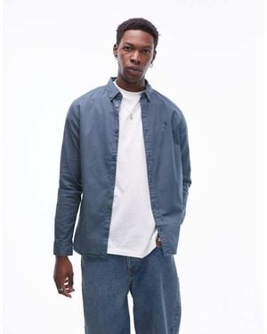 AllSaints Hawthorne Long Sleeve Shirt - Blue