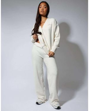 SIMMI Eve Soft Touch Wide Leg Trouser - Grey