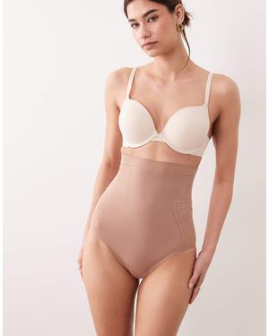 Spanx Sculpt Gofigure High-waisted Brief - Pink