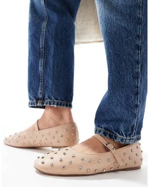 ALDO Marylina Studded Mary Janes - Blue