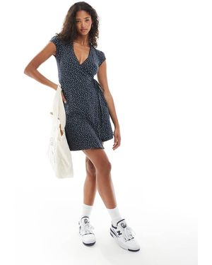 Superdry Athletic Essentials Wrap Dress - Blue