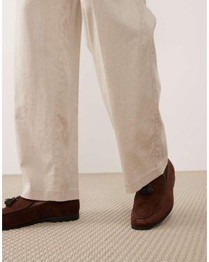 SEQWL Charlie Tassel Loafers - Natural
