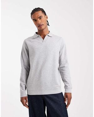 New Look Collared Sweatshirt - Grey