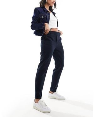 Vero Moda Straight Leg Trousers - Blue
