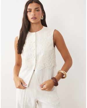 Y.A.S Gilet - Blanc