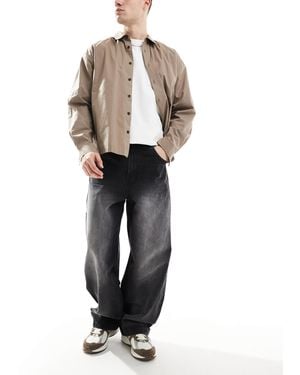 Bershka Super baggy Fit Jeans - Black