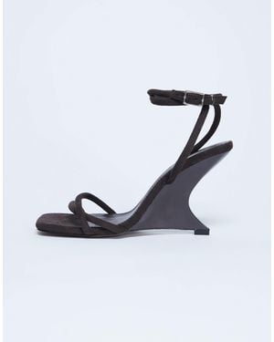 TOPSHOP Alexa Wedge Heeled Mule - White