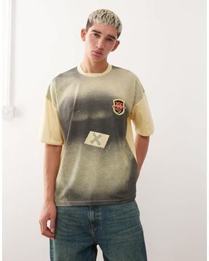 Collusion Graphic Football Top - Green