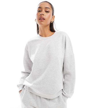 Vero Moda Oversized Sweatshirt Co-Ord - White