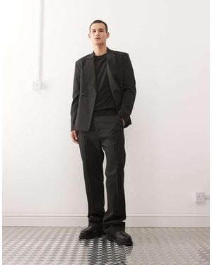 Weekday Premium Wool Blend Trousers Co-ord - Black