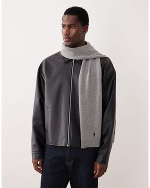Polo Ralph Lauren Icon Logo Scarf - Grey