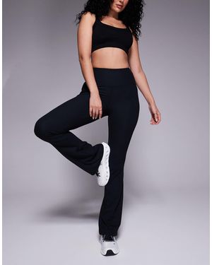 4505 Hourglass – weiche, ausgestellte yoga-leggings - Schwarz