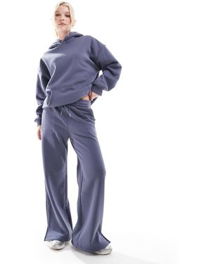 South Beach Wide Leg Jogger - Blue