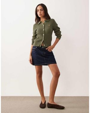 Polo Ralph Lauren Cable Knit Cardigan - Natural