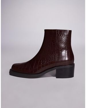 ASOS Heeled Chelsea Boots - Brown