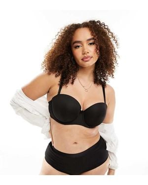 Ivory Rose Sujetador Sin Tirantes De Ivory Rose Curve - Negro