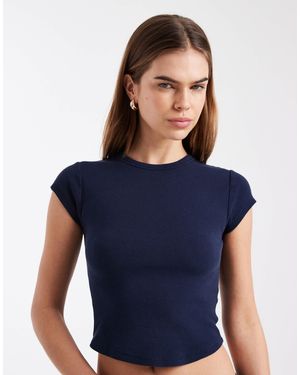 Cotton On – active – knapp geschnittenes t-shirt - Blau