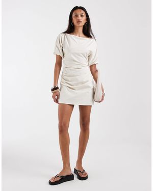 BRONZE SNAKE – margarita – minikleid - Weiß