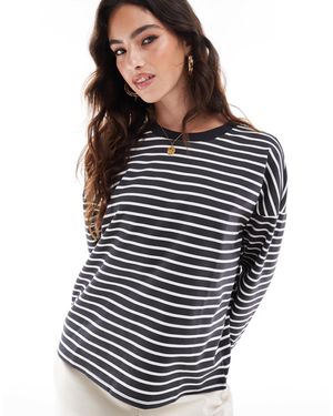 Vero Moda Boxy Long Sleeve T-shirt - Blue
