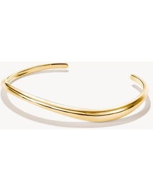 Thomas Sabo Bracciale Rigido Con Design A Onda - Bianco