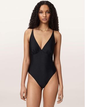 AllSaints – saph – badeanzug - Blau