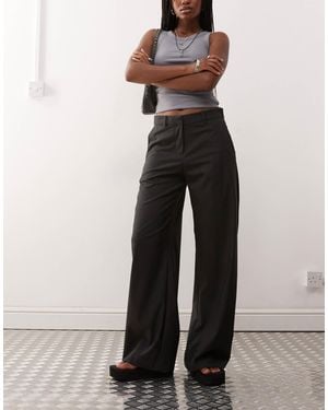 Weekday Wide Leg Tailored Pants - White