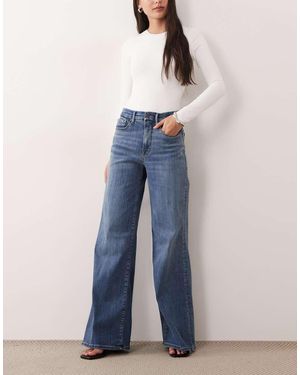 GOOD AMERICAN Good Waist Palazzo Jeans - Blue