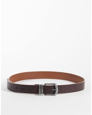 ASOS – wendegürtel aus kunstleder - Braun
