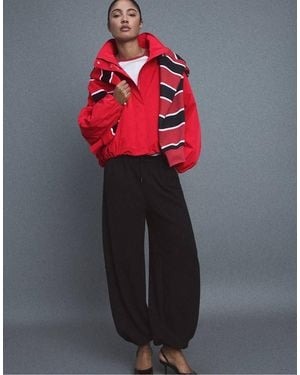Stradivarius Technical Balloon Jacket - Red