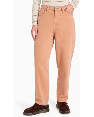 Quiksilver Baggy Carrot Colour Trousers - Natural