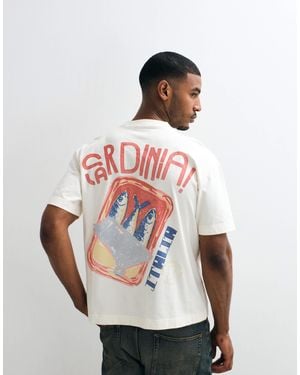 Hollister Sardinia Back Graphic Boxy T-shirt - White