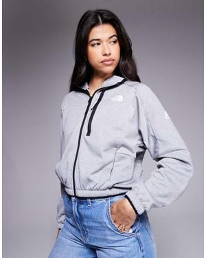 The North Face Mountains Athletics Full Zip Fleece Jacket - Grey