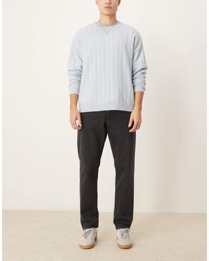 SELECTED Cole Regular Tapered Fit Jeans - Gray